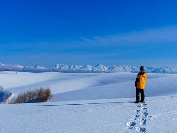 冬季在美瑛！穿上雪鞋來場雪之童話世界散步