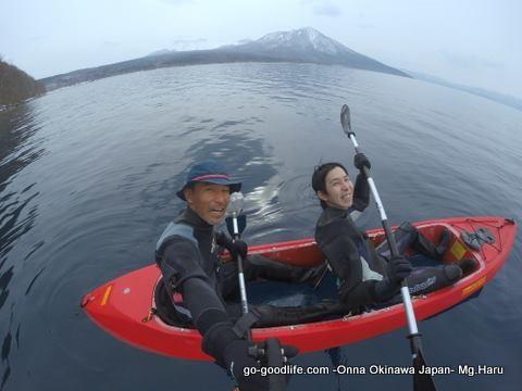 冬季支笏湖透明獨木舟之旅