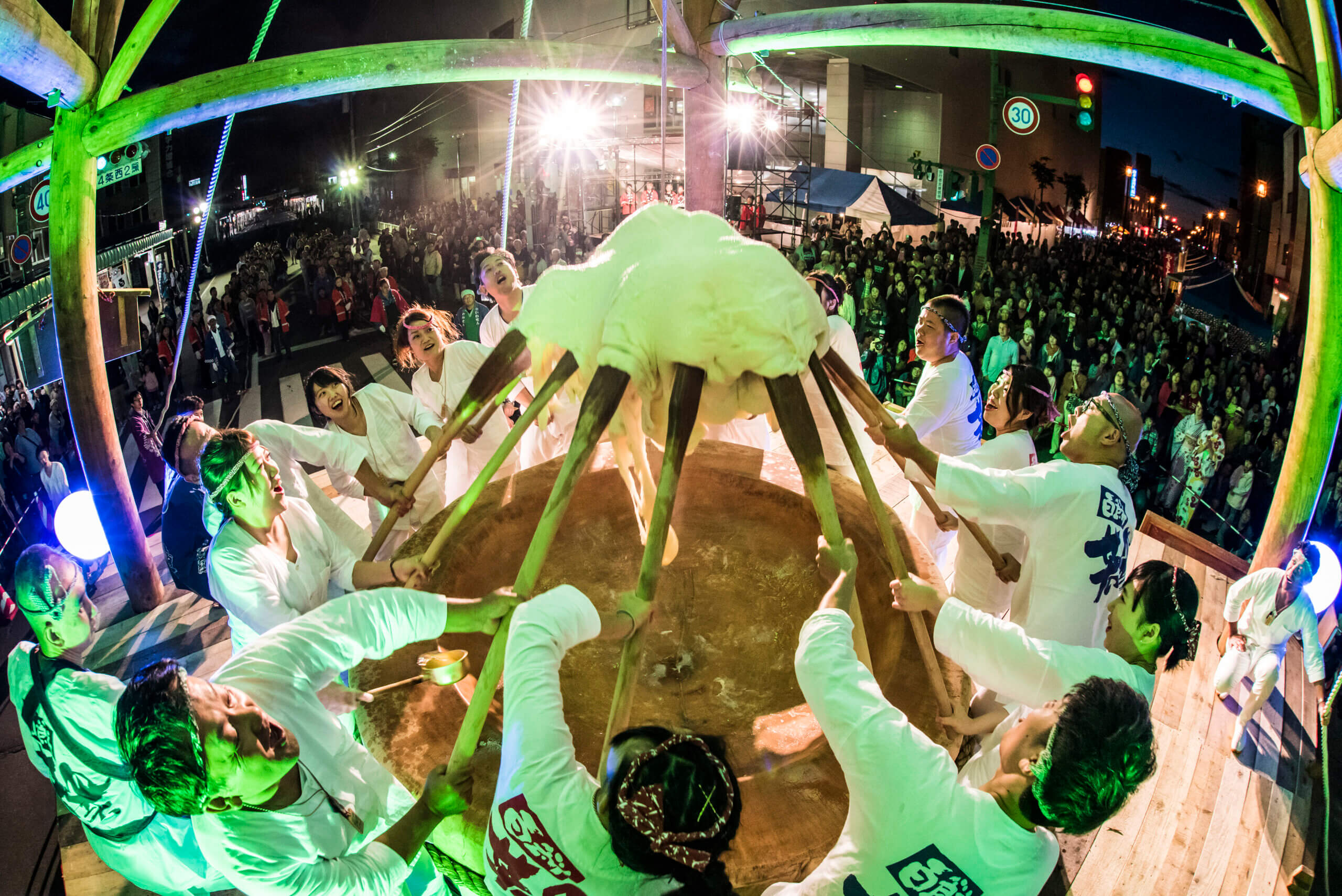 北海道・岩見澤的美食祭典「故鄉百餅祭」