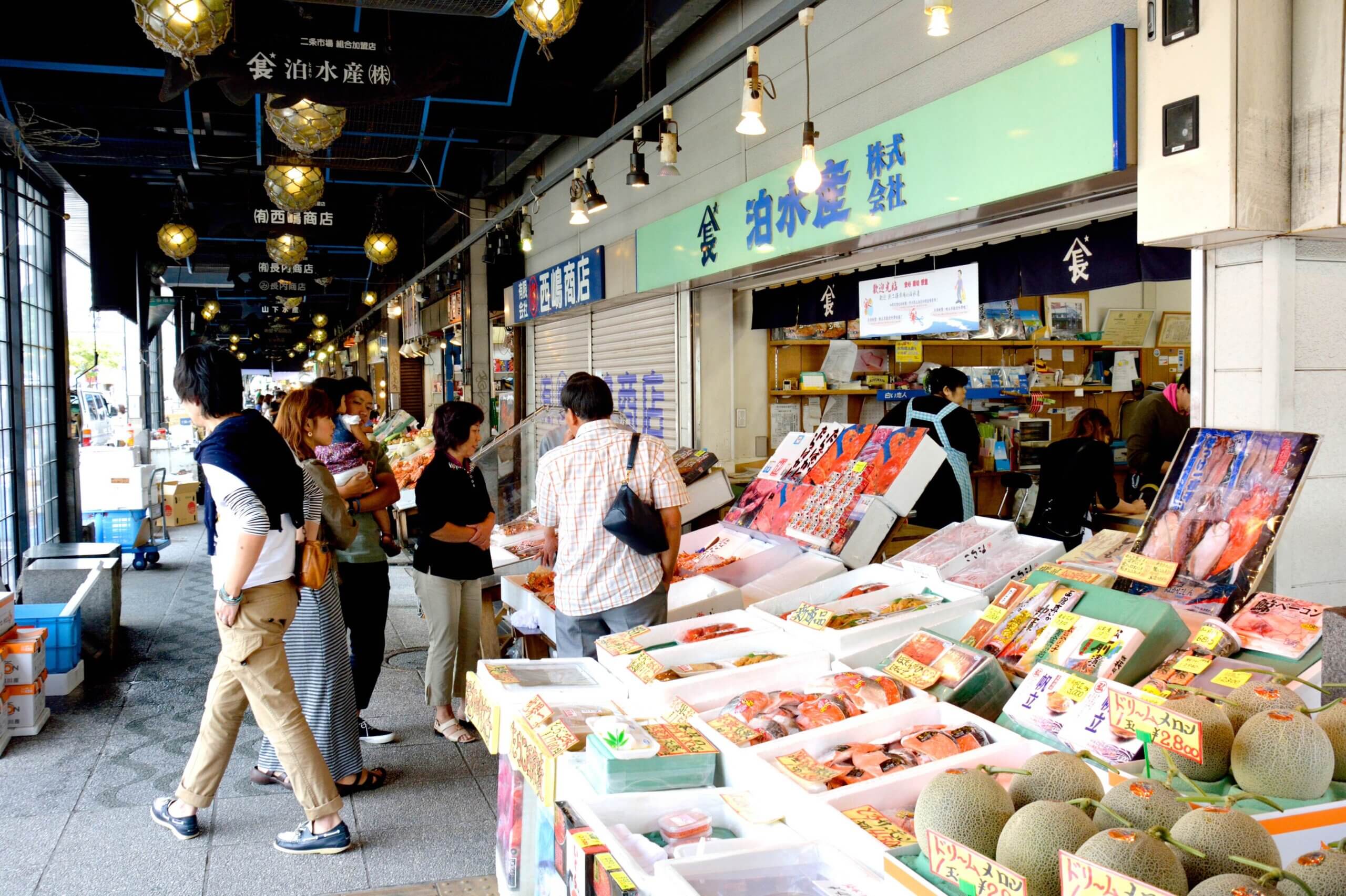 明治時代傳承的魚市場「札幌二條市場」