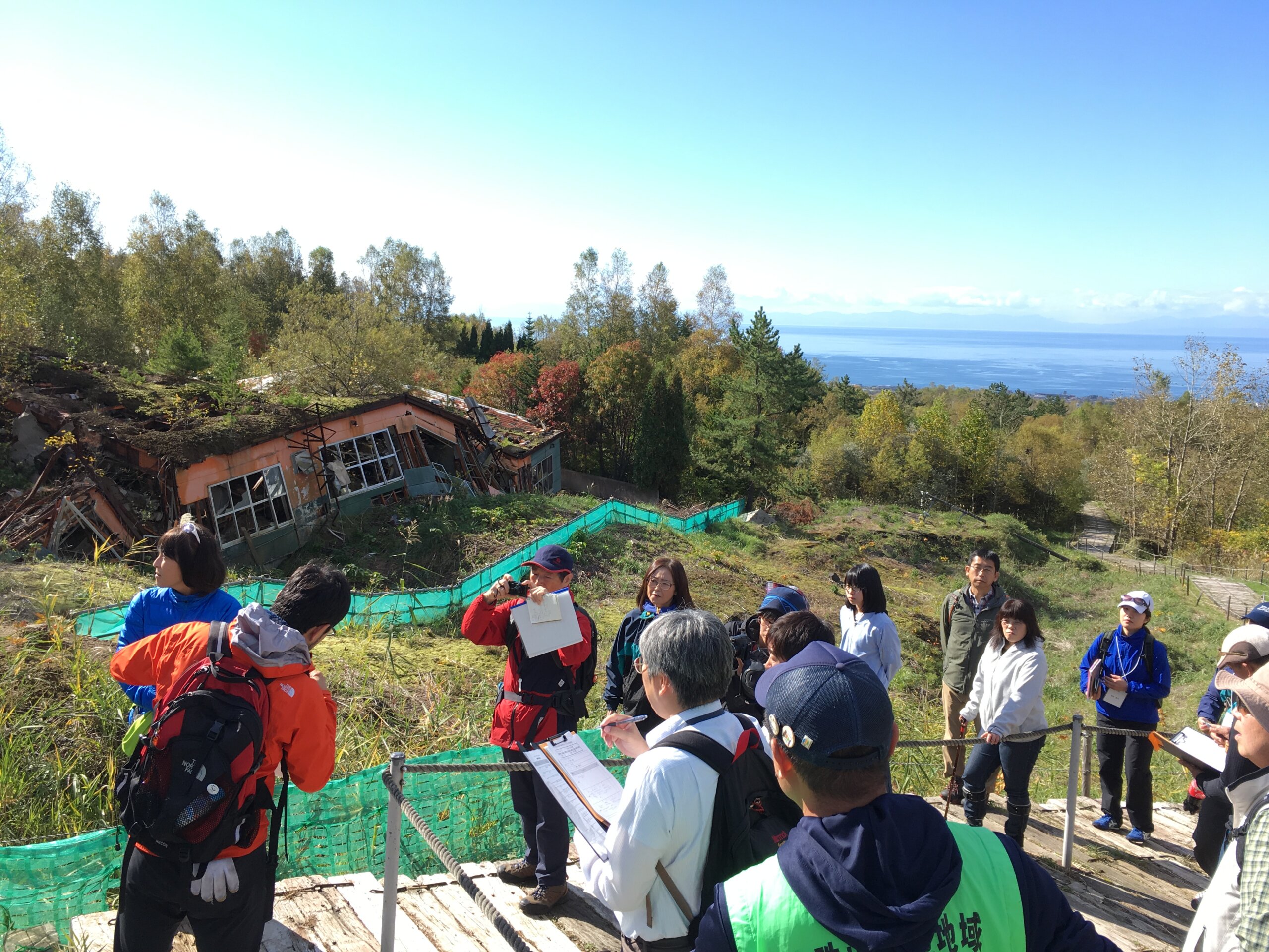 宛如置身在災難片中的場景「有珠山西山山麓火口步道」