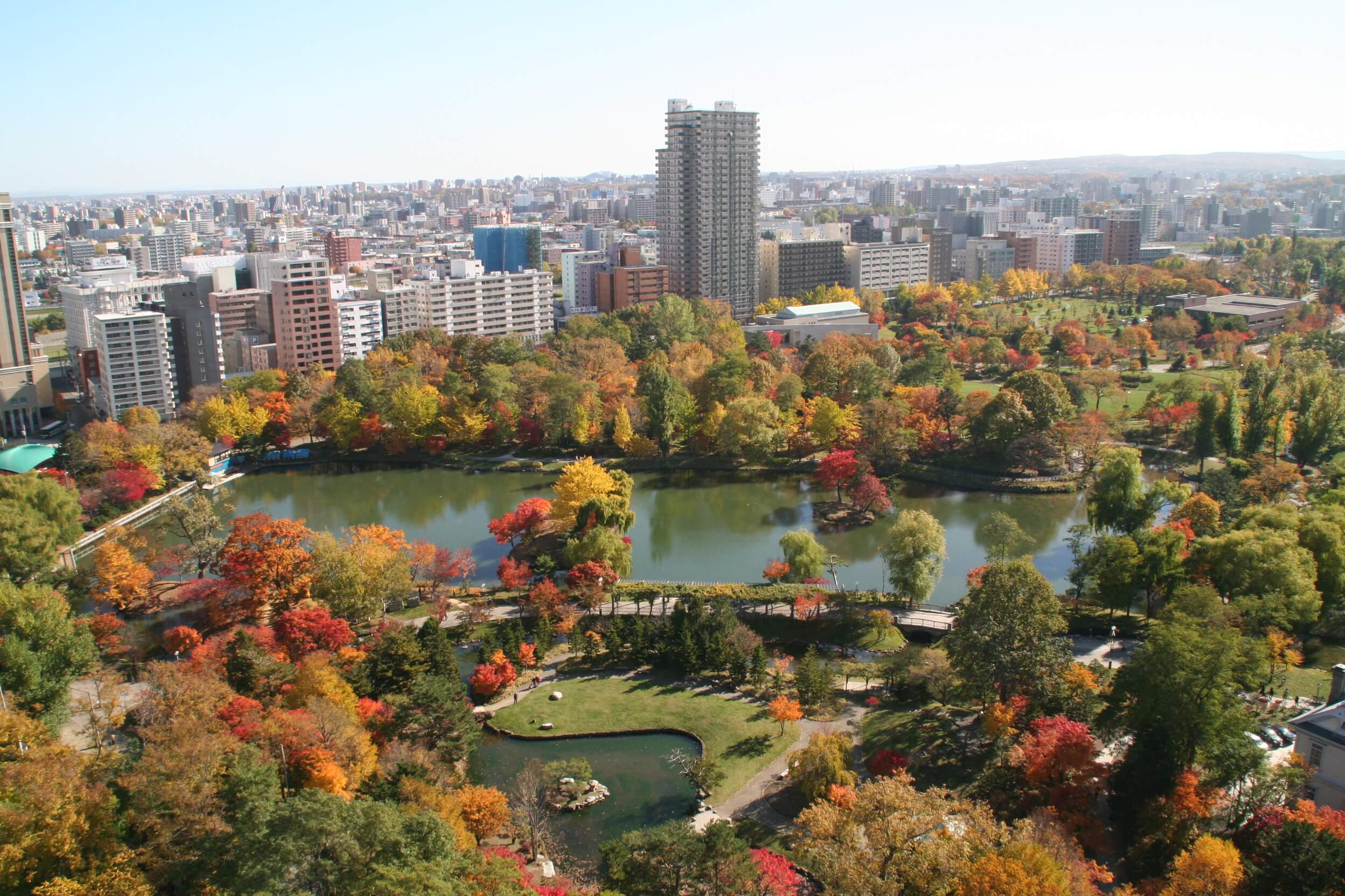 深受札幌市民們喜愛的中島公園